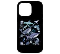 Retro Ocean Wildlife - Shark, Fish & Octopus Vibes Custodia per iPhone 14 Pro Max