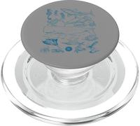 Retro Ocean Wildlife - Shark, Fish & Octopus Vibes PopSockets PopGrip per MagSafe