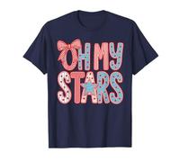 Retro Oh.My Stars Coquette Ragazze 4 luglio.USA Abbigliamento Maglietta