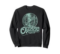 Retro Olympic National Park Vintage Style 80s PNW Felpa