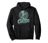 Retro Olympic National Park Vintage Style 80s PNW Felpa con Cappuccio