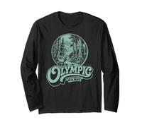 Retro Olympic National Park Vintage Style 80s PNW Maglia a Manica