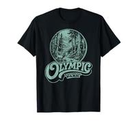 Retro Olympic National Park Vintage Style 80s PNW Maglietta