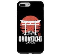 Retro Onomichi Giappone Torii Gate giapponese Kanji Souvenir Custodia per iPhone 7 Plus/8 Plus