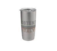 Retro Ostuni Italia Bicchiere termico in acciaio inox doppia parete