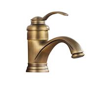 Retro Ottone Rubinetto Bagno Bacino Cucina Lavello Bar Patio Miscelatore per Acqua Fredda e Calda