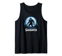 Retro Outdoor Bigfoot Sasquatch Wearing Sunglasses Forest Canotta