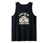 Retro Outdoor Bigfoot Sasquatch Wearing Sunglasses Forest Canotta