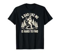Retro Outdoor Bigfoot Sasquatch Wearing Sunglasses Forest Maglietta