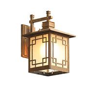 Retro Outdoor Wall Sconce Waterproof Wall Light Exterior Light Fixtures Wall Mount Porch Light Outdoor Wall With Frosted Glass Shade For Garage, Front Door E27 Wall Lanterns
