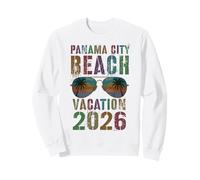 Retro Panama City Beach Vacation 2026 Viaggio di Primavera Felpa