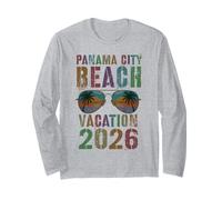 Retro Panama City Beach Vacation 2026 Viaggio di Primavera Maglia a Manica