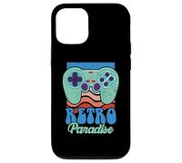 Retro Paradise Arcade Gaming Videogioco Nerd Streamer Custodia per iPhone 12/12 Pro