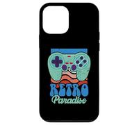 Retro Paradise Arcade Gaming Videogioco Nerd Streamer Custodia per iPhone 12 mini
