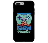 Retro Paradise Arcade Gaming Videogioco Nerd Streamer Custodia per iPhone 7 Plus/8 Plus