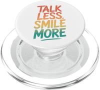 Retro Parla meno Sorridi di più PopSockets PopGrip per MagSafe