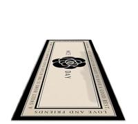 Retro Pattern Runner Rug Black White Bowknot Classical Design Non Slip Washable Carpet For Bedroom Corridor Decor(Color01,40X120CM)