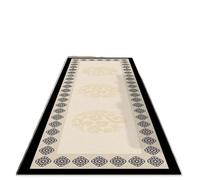Retro Pattern Runner Rug Black White Bowknot Classical Design Non Slip Washable Carpet For Bedroom Corridor Decor(Color6,50x150CM)