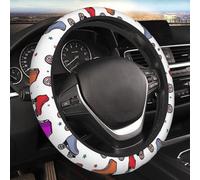 Retro Pattini a rotelle Coprivolante per auto colorato elastico Antiscivolo Universale da 15 pollici Coprivolante per auto elasticizzato Accessorio per auto per Suv, furgoni, berline camion, diverse a
