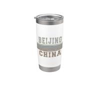 Retro Pechino Cina Bicchiere termico in acciaio inox doppia parete