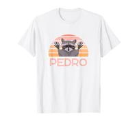 Retro Pedro | I love Pedro Procione Meme Raccoon Viral Video Maglietta