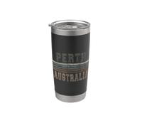 Retrò Perth Australia Bicchiere termico in acciaio inox doppia parete