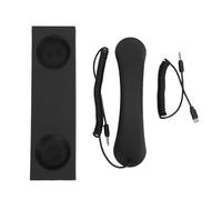 Retro Phone Handset Retro Style Type C Wired Plug in Handheld Phone Handset with Microphone Anti Slip Base High Definition Call Quality for Home Office Business Calls (Black)