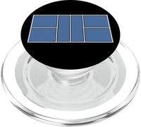 Retro Pickleball Court Outline Vintage Diagramma Art PopSockets PopGrip per MagSafe