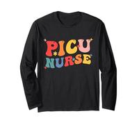 Retro PICU Infermiera pediatrica unità di Terapia intensiva PICU Infermiera Maglia a Manica