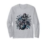 Retro Pin-Up Girl Bomber Girl Maglia a Manica