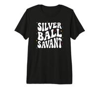 Retro Pinball Player Silver Ball Savant Maglietta Premium