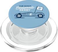 Retro Pinewood Derby Cub Scouts Racer Race Car Logo PopSockets PopGrip per MagSafe