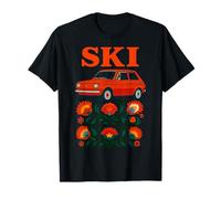 Retro Polacco Auto Folk Art Ski Slavic Roots Pride Maglietta