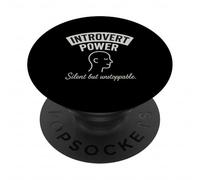 Retro potere introverso silenzioso ma inarrestabile PopSockets PopGrip Adesivo