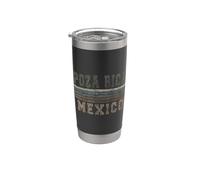 Retro Poza Rica Messico Bicchiere termico in acciaio inox doppia parete