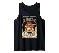 Retro Prairie Dog Sunset- Vintage Prairie Dog Slayer Cowboy Canotta