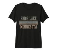 retrò Prior Lake Minnesota Maglietta Premium