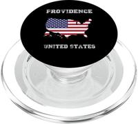 Retro Providence Stati Uniti Distressed Bandiera degli Stati Uniti PopSockets PopGrip per MagSafe
