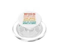 Retro quando mi incontri pensi che io sia tranquillo PopSockets PopGrip per MagSafe