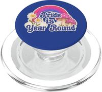 Retro Rainbow Pride is Year Round Daisies Bisexual Colors PopSockets PopGrip per MagSafe