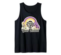 Retro Rainbow Pride is Year Round Daisies Nonbinary Colors Canotta