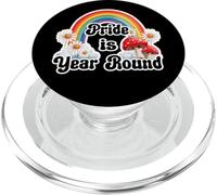 Retro Rainbow Pride is Year Round Vintage Daisies LGBTQ PopSockets PopGrip per MagSafe