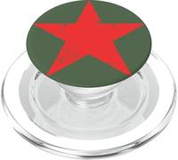 Retro Red Star Distressed Revolution Vintage Retro PopSockets PopGrip per MagSafe