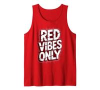 Retro Red Vibes Only Field Day Tournament Summer Camp Canotta