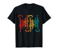 Retro Regalo Per Trombettista Musicista Tromba Maglietta