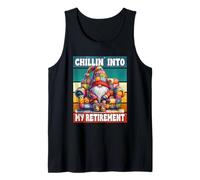 Retro Retirement Gnome Graphic Chillin Into My Retirement Canotta