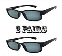 Rétro Rettangolare Ingranditore Abbronzante Lente Lettura Sole Molla Stanghette