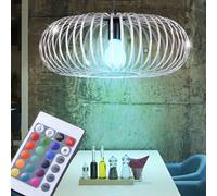 Retrò RGB LED Coprire Lampada a Sospensione Regolatore Soggiorno Telecomando [EEK: F]