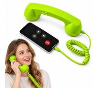 Retro Ring for Cell Phone with Call Controls, Type-C or 3.5 Mm (Green,For 3.5mm)
