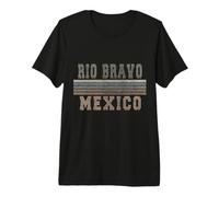 Retro Rio Bravo Messico Maglietta Premium